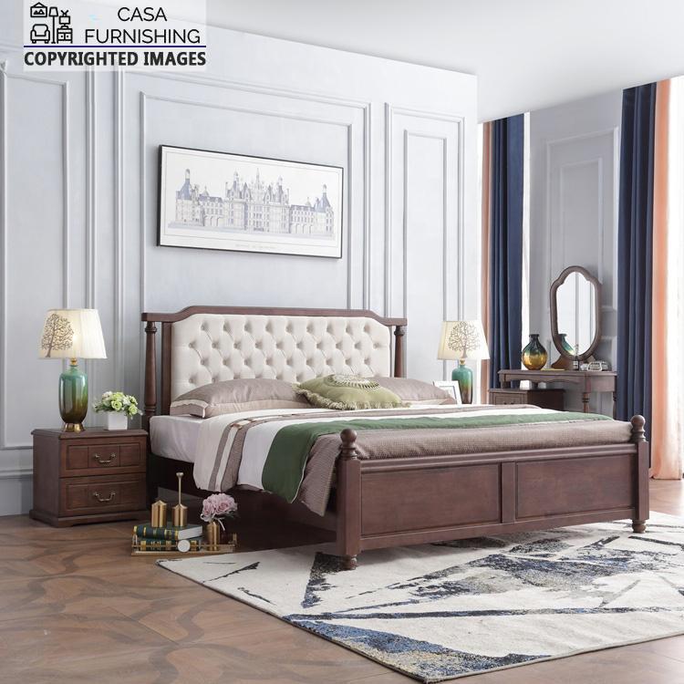 Solid Wood Bed | Sheesham Wood Designer Bed | Casa Furnishing