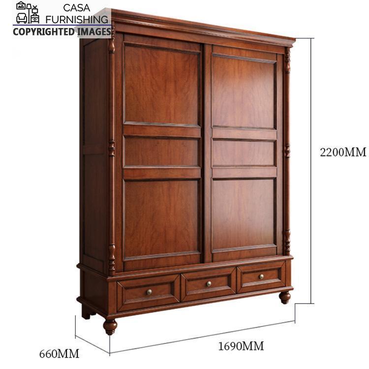 Bedroom Wardrobe | Cloth Cupboard | Sheesham Wood | Casa Furnishing