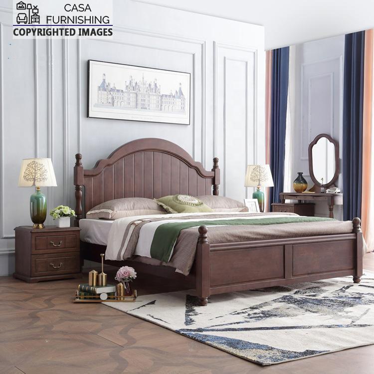 Simple Bed | Double bed Design in Sheeesham Wood | Casa Furnishing