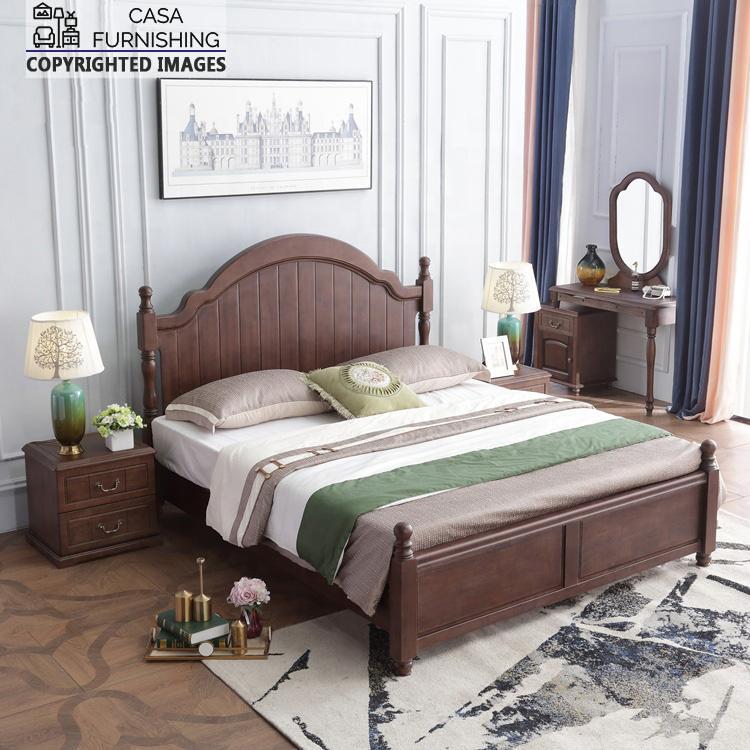 Simple Bed | Double bed Design in Sheeesham Wood | Casa Furnishing