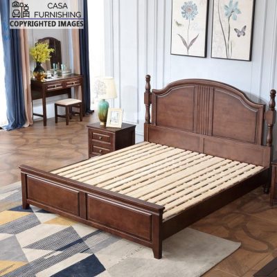 Solid Wood Bed | Sheesham Wood Two Poster Bed | Casa Furnishing