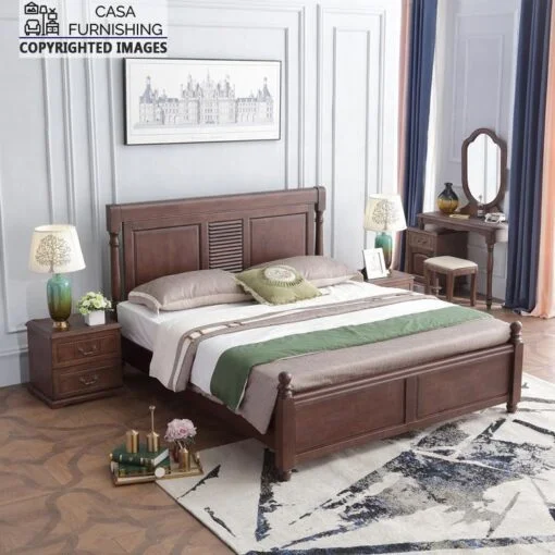 Modern Bed | Wooden Double Bed Price | Casa Furnishing