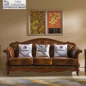 Sofa Set for Living Room | Wooden Sofa Set Online | Casa Furnishing