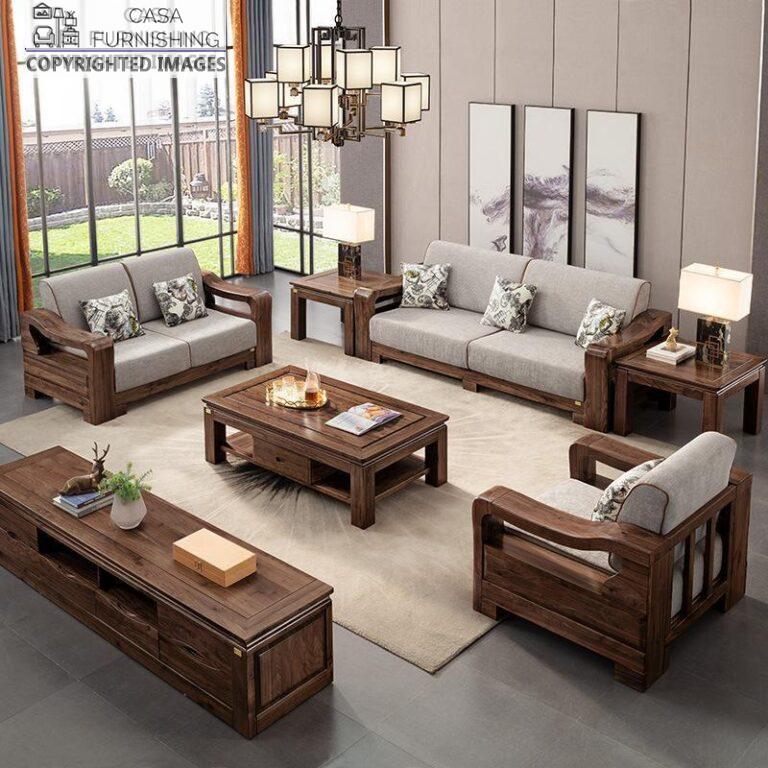 Stylish Wooden Sofa | Sofa Set Design | Sheesham Wood | Casa Furnishing